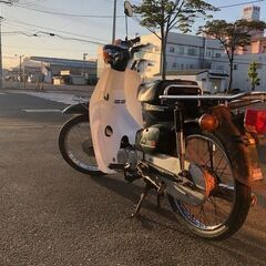 【早い者勝ち】ホンダ スーパーカブ50 C50 人気のキャブ車 S61年式 現車確認OK 原付バイク【税込】の画像