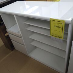 リユースのサカイ浦和店 【F078】オープンキッチンボード ホワイトの画像