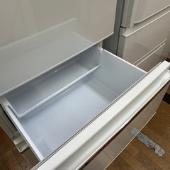 #25 激安3ドア MITSUBISHI 2021年 365L MR-CX37F-W 右開き  凹みありの画像