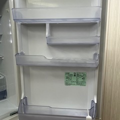 #25 激安3ドア MITSUBISHI 2021年 365L MR-CX37F-W 右開き  凹みありの画像