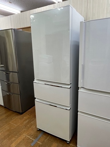 #25 激安3ドア MITSUBISHI 2021年 365L MR-CX37F-W 右開き  凹みあり