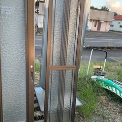 アルミサッシ 玄関引き戸2枚組の画像