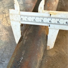 耕運機　尾輪　メーカー不明　丸軸　パーツ　部品の画像