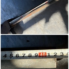 耕運機　尾輪　メーカー不明　丸軸　パーツ　部品の画像