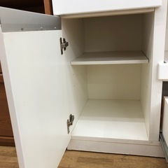 【ドリーム川西店御来店限定】☆ジモティー見たよ♪割引☆ NITORI 状態▲/NITORI/2枚扉オープンボード  クリーニング済み 【99560000029534】の画像