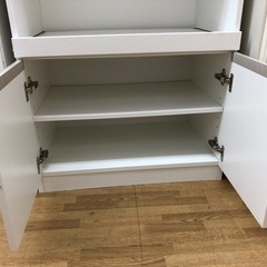 【ドリーム川西店御来店限定】☆ジモティー見たよ♪割引☆ ニトリ ニトリ レンジボード  クリーニング済み 【99560000025586】の画像