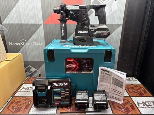 【未使用】マキタ Makita HR001GRDX 28mm充電式ハンマドリル バッテリ×2・充電器付き【ハンズクラフト佐賀】