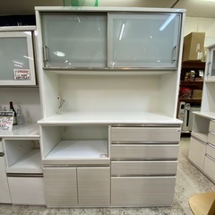 【愛品館 江戸川店 】2枚スライド扉キッチンボード Nポスティア140 NITORI（ニトリ）の画像
