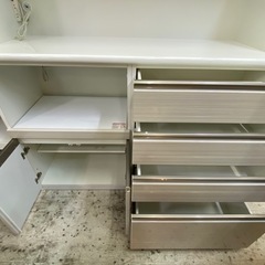 【愛品館 江戸川店 】2枚スライド扉キッチンボード Nポスティア140 NITORI（ニトリ）の画像