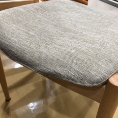【軽トラック貸出サービス有】ニトリ　ダイニング３点セット　キズ•毛羽立ち有　ベージュ　DT 4LEGの画像