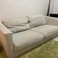 IKEA ソファ　グレーの画像