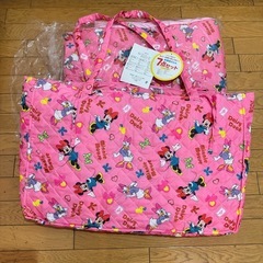 1回使用　お昼寝布団 ミニーちゃん ピンク 女の子 セット の画像