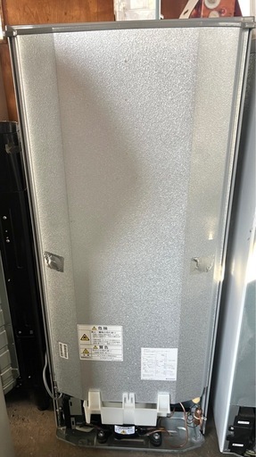126L スタイリッシュ 2ドア冷蔵庫 アクア AQR-13J-S 2020年製