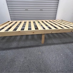 パイン材シングルベッドフレーム　スノコベッド　　シングルベッドの画像
