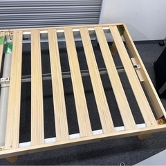 パイン材シングルベッドフレーム　スノコベッド　　シングルベッドの画像