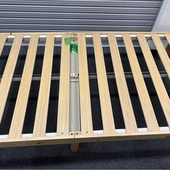 パイン材シングルベッドフレーム　スノコベッド　　シングルベッドの画像