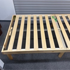 パイン材シングルベッドフレーム　スノコベッド　　シングルベッドの画像