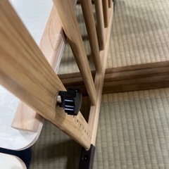 木製ベビーベッド 中古 の画像