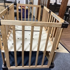 木製ベビーベッド 中古 の画像