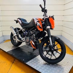 9841km ★始動動画あり★ KTM 125デューク JGA 小型　兵庫の画像