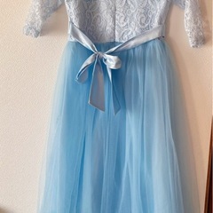 水色ドレス👗１３０㎝の画像