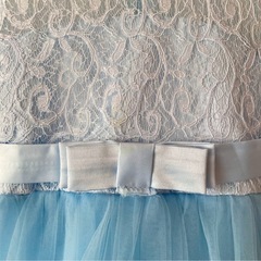 水色ドレス👗１３０㎝の画像