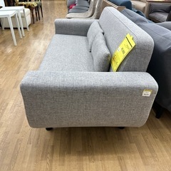【ドリーム川西店御来店限定】☆ジモティー見たよ♪割引☆3Pソファ　グレー　やや難あり／クリーニング済み【2125560000031259】の画像