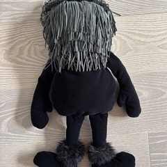 ハンドメイド 黒い人形　ハロウィンの画像