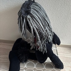 ハンドメイド 黒い人形　ハロウィンの画像