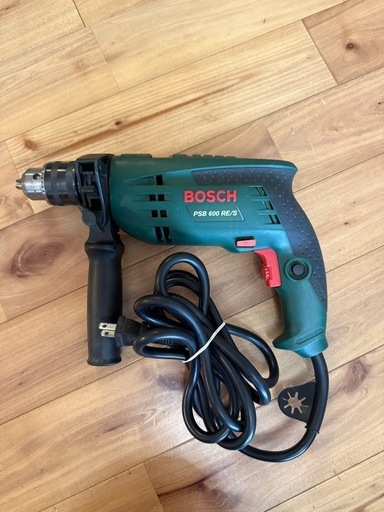 【良品】BOSCH PSB 600 RE/S 電動ハンマードリル ドリルビット付
