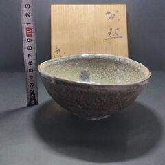 鯉江良二　茶釜　ぐい呑み　骨董品　当時販売価格600,000円の画像