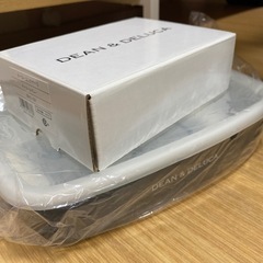 新品》DEAN&DELUCA ホーローコンテナ チャコールグレーL1個 S1個 Dean & DeLucaの画像