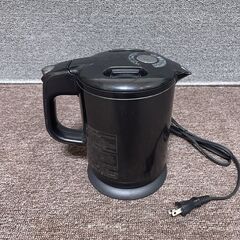 タイガー 蒸気レス 電気ケトル PCH-G080 ブラック 0.8L TIGER わく子 ワンタッチ着脱ふた 湯沸しポットの画像