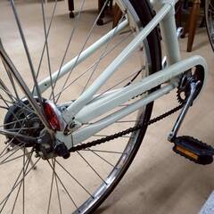 無印 自転車 26インチ ベージュの画像