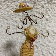 アクセサリーフック　黄色の画像