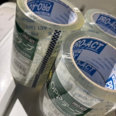 透明テープ3巻パック　　(全部で3個ありますの画像