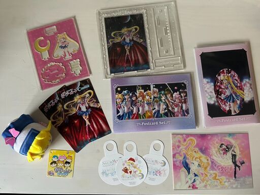 【超希少・完売品】2022年セーラームーンミュージアム30周年記念 額装複製原画と、ミュージアム限定販売グッズいろいろ