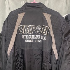 SIMPSON ウインター　ジャケット&パンツ&グローブの画像