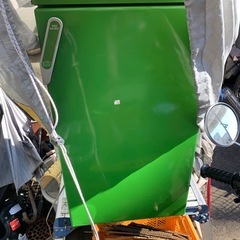現役　昭和レトロ　NECファミリア　ポップなカラーの冷蔵庫の画像