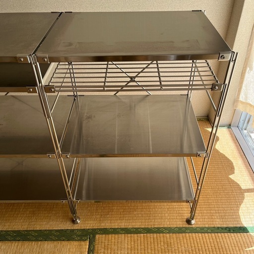 【無印良品】ステンレスユニットシェルフ