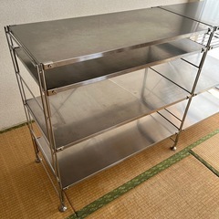 【無印良品】ステンレスユニットシェルフの画像