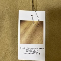 スウェードタッチストレッチリブジャケット3Lサイズの画像
