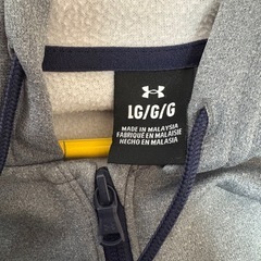 Under Armour グレー パーカー LG アンダーアーマーの画像