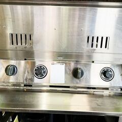 マルゼン 二槽式 ガスフライヤー MGF-13WK 都市ガス 13A 油カン セット　(近日まで使用してました)　■C-1545の画像