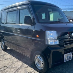 【支払総額22万円】h25年式人気の黒！エブリィバン車検令和9年10月機関良好 内外装良好！エアコンバッチリ キーレス 修復歴無し！の画像