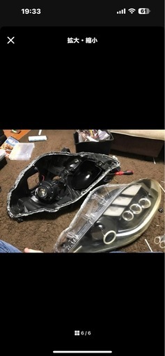 値下げ交渉歓迎‼️20アルファード 加工ヘッドライト