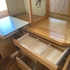 キッチン収納＊電子レンジや炊飯器がキレイに収まります◆大分市岩田町お取引の画像