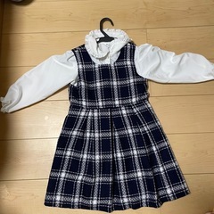 130女の子入学式フォーマル4点セットの画像