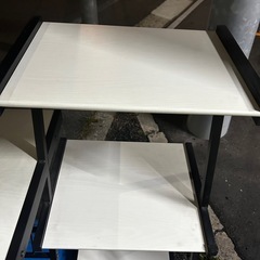 【本日限り！早い者勝ち！】二列デスク ニトリの画像
