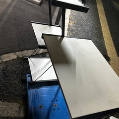 【本日限り！早い者勝ち！】二列デスク ニトリの画像
